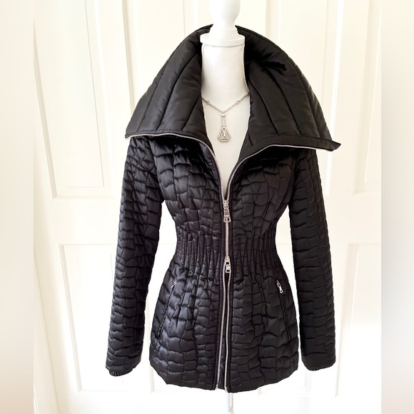 Prada black quilted jacket excellent condition 44 - Picture 1 of 15